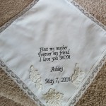 Keepsake embroidered hanky