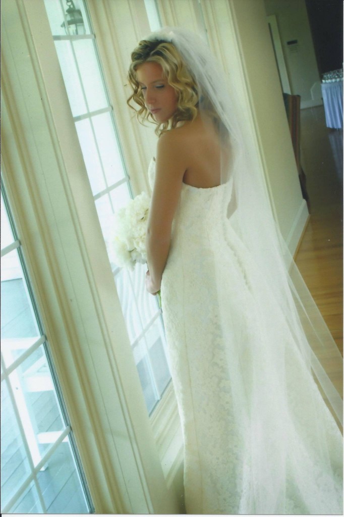 Michelle Shaffer's daughter - wedding gown